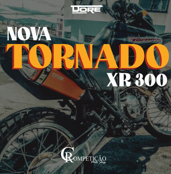 Escapamento Dore para Honda Nova Tornado XR 300