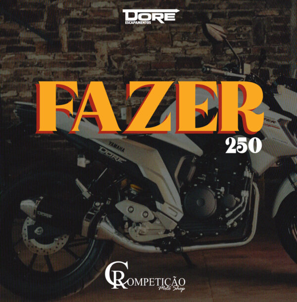 Escapamento DORE para Honda Fazer 250